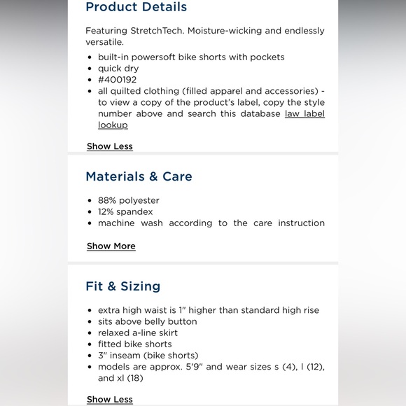 NWT Old Navy Micro Pleated Stretch Tech Skirt - Picture 2 of 2